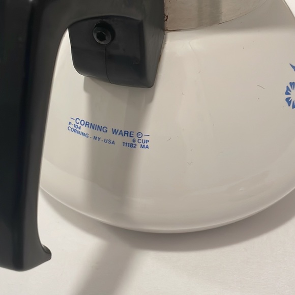 Vintage Corningware Blue-Cornflower pattern tea pot EUC!! - Picture 5 of 11